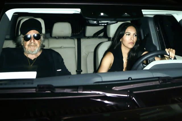 <p>Rebel / BACKGRID</p> The couple seen leaving Giorgio Baldi restaurant on Tuesday