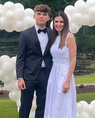 <p>Lisa Valastro/Instagram</p> Marco Valastro with his mother Lisa Valastro on his prom day