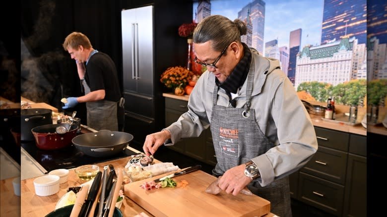 Masaharu Morimoto gives culinary demonstration