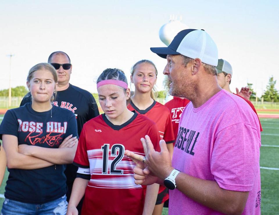 Rose Hill coach Shelby Kaba