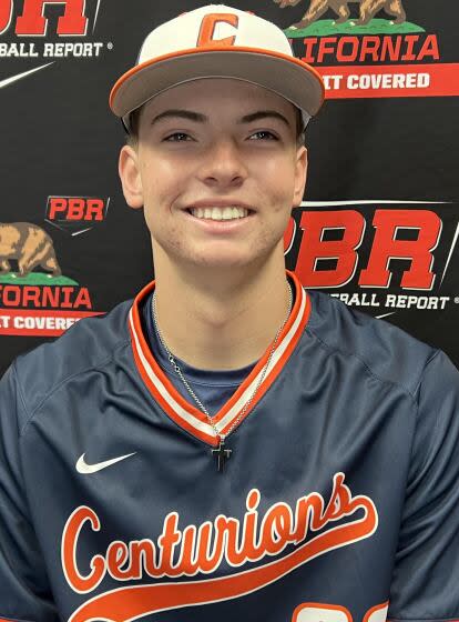 Catcher Nick Montgomery of Cypress.