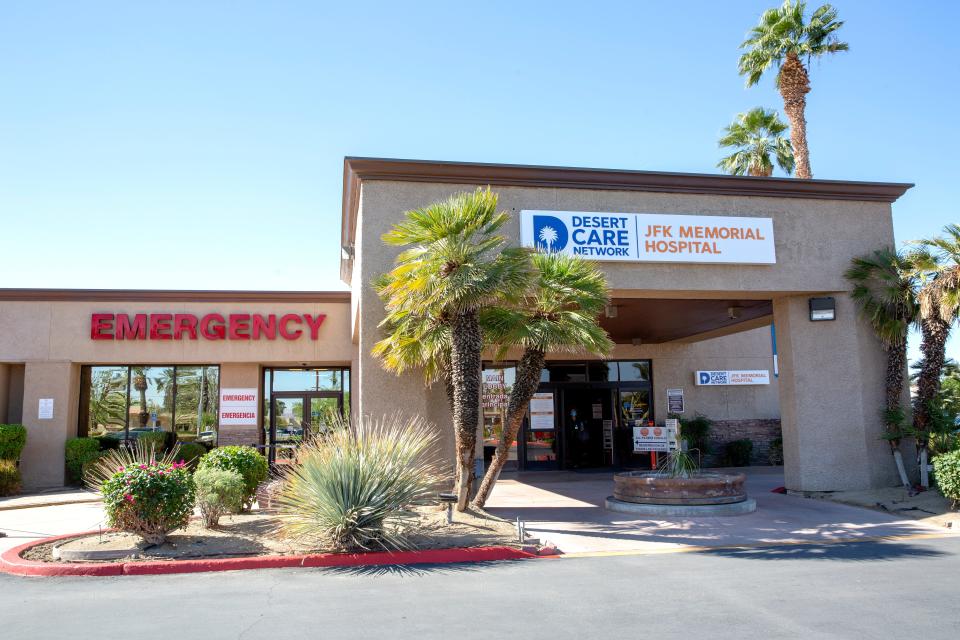 JFK Memorial Hospital in Indio, Calif., is part of the Desert Care Network on October 27, 2020. 