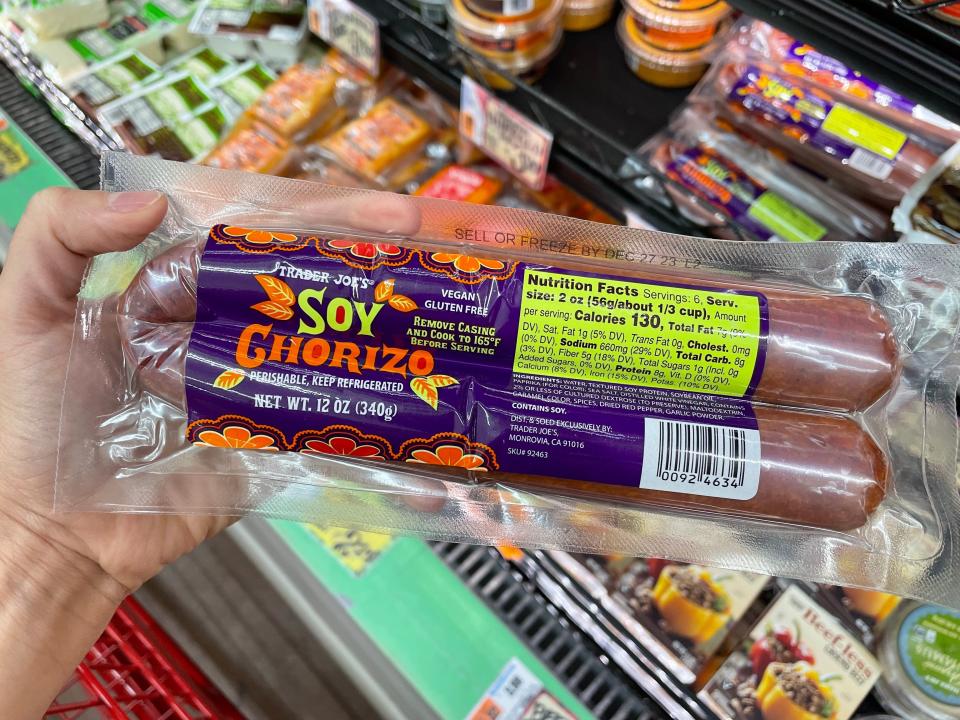 Soy chorizo from Trader Joe's.