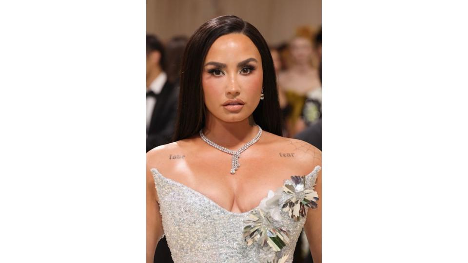 Demi Lovato attends The 2024 Met Gala Celebrating "Sleeping Beauties: Reawakening Fashion" at The Metropolitan Museum of Art on May 06, 2024 in New York City. (Photo by John Shearer/WireImage)