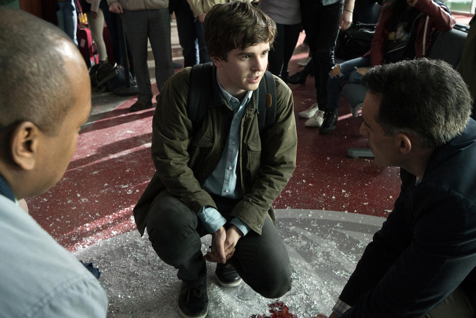 Freddie Highmore as Dr. Shaun Murphy in ‘The Good Doctor’ (Photo: ABC/Liane Hentscher)