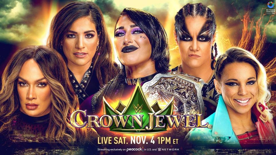 wwe crown jewel 2023 rhea ripley fatal five way