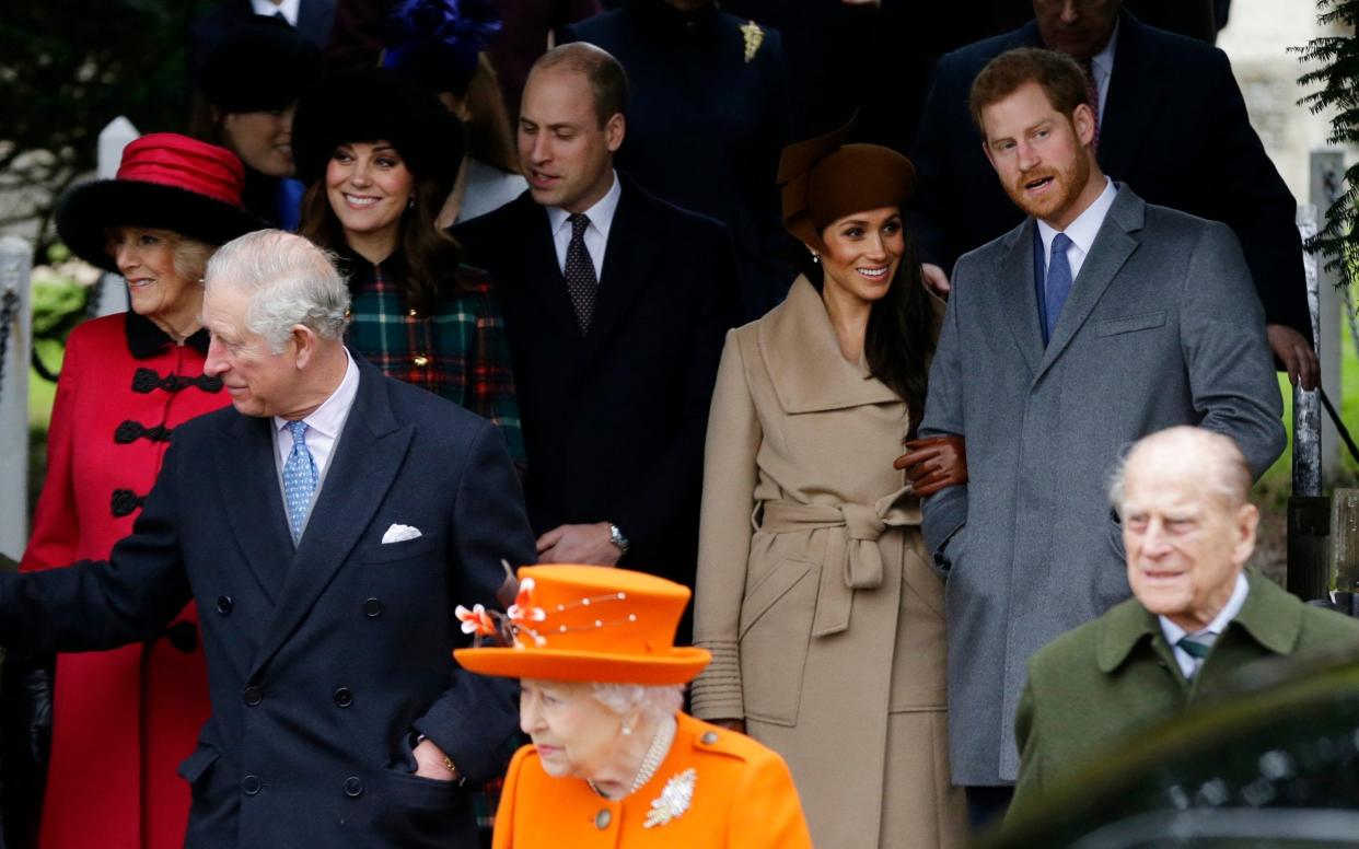 Previous statements describe Harry, Meghan and Archie as 'much loved family members' - AP