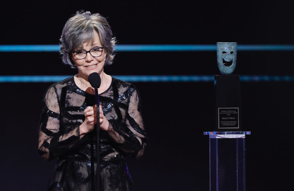 Sally Field says her ex-lover Burt Reynolds was so jealous of her movie fame it stopped him attending the Oscars credit:Bang Showbiz