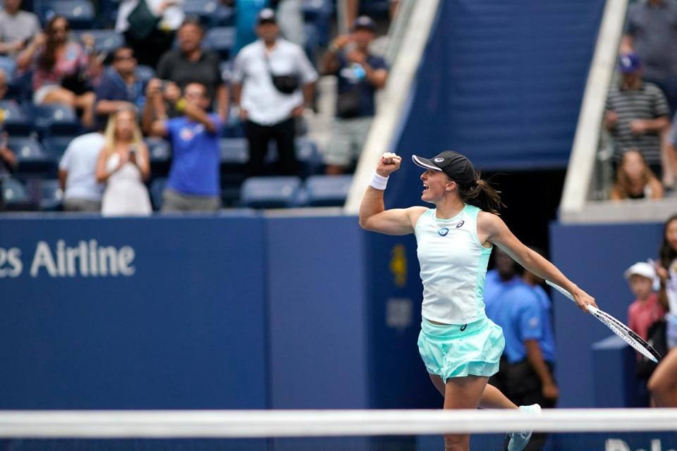 Iga Swiatek clinched her third slam title and her first US Open  (Copyright 2022 The Associated Press. All rights reserved.)