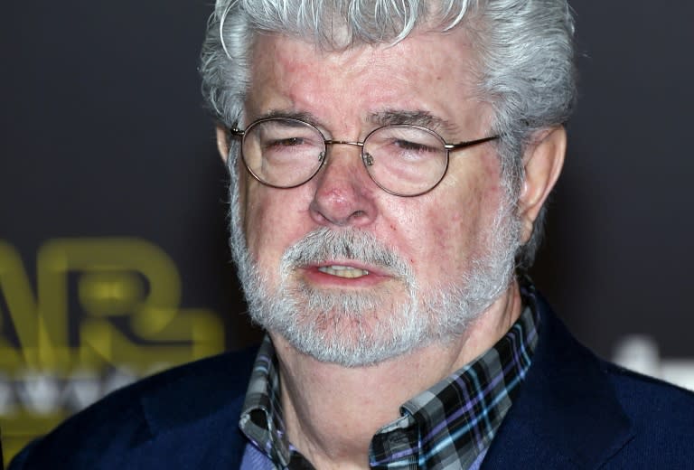 George Lucas asiste al estreno de una película de la saga 'Star Wars', el 14 de diciembre de 2015 en Hollywood (EEUU) (Ethan Miller)