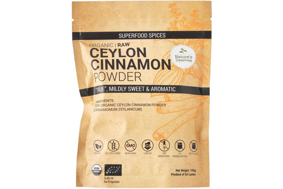 Nature's Superfoods Organic Ceylon Cinnamon Powder, 100g. (Photo: Amazon SG)