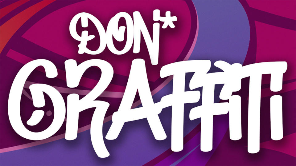 Don Graffiti, one of the best free graffiti fonts