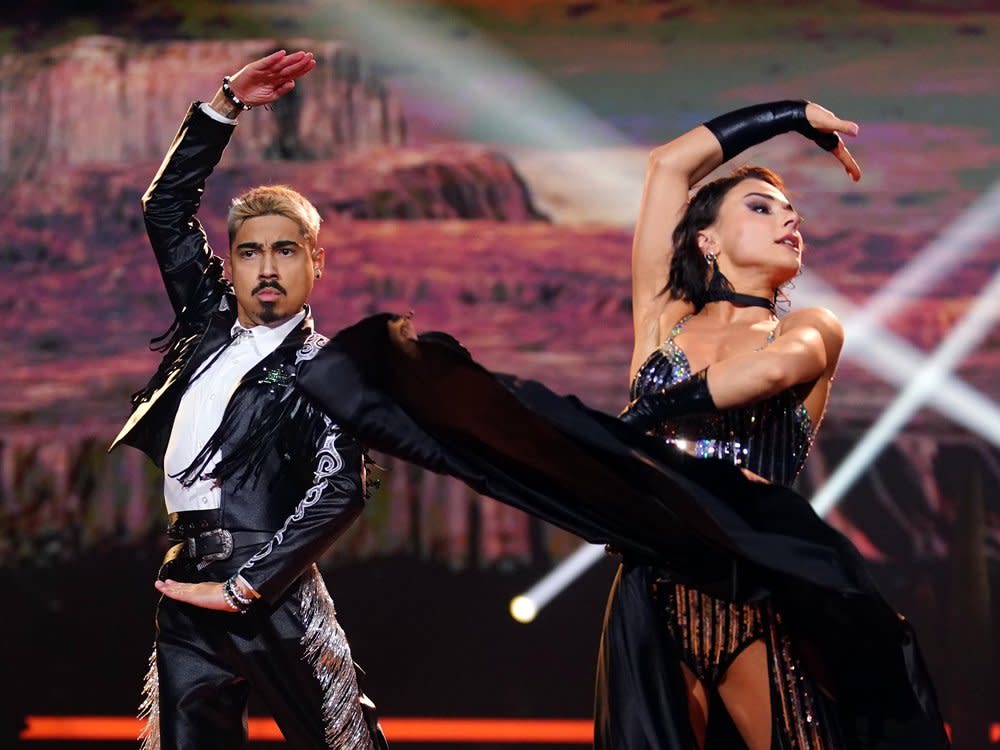 Tony Bauer und Anastasia Stan tanzen am Freitag ein letztes Mal bei "Let's Dance". (Bild: RTL / Stefan Gregorowius)