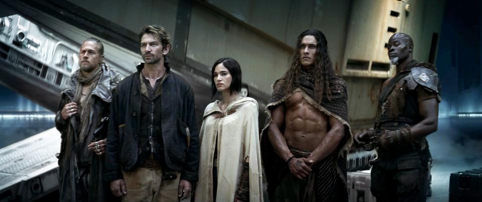 charlie hunnam, michiel huisman, sofia boutella, staz nair, djimon hounsou, rebel moon