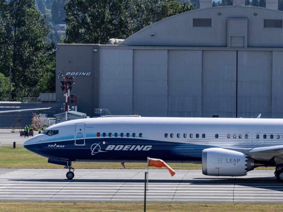 Boeing's 737 Max 10 at Renton Municipal Airport for its first flight - Boeing 737 Max 10 First Flight