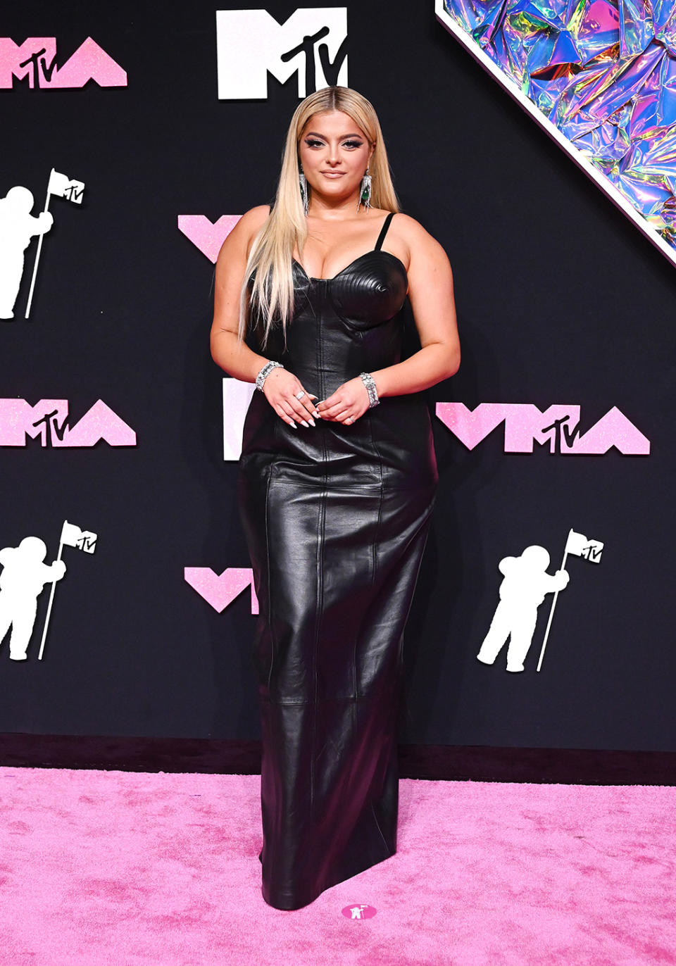 Bebe Rexha at the 2023 MTV Video Music Awards held at Prudential Center on September 12, 2023 in Newark, New Jersey.