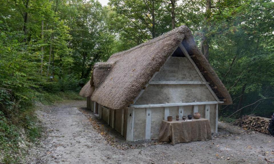 Anglo Saxon house recreated at Weald & Downland Museum