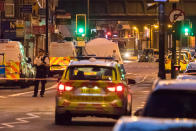 <p>A major police and emergency services operation with firearms officers in attendance is underway near Finsbury Park Mosque following reports of Several people being injured after a van struck a crowd of pedestrians on June 19, 2017 in London, England. (Photo: Paul Davey / Barcroft Images / Barcroft Media via Getty Images) </p>