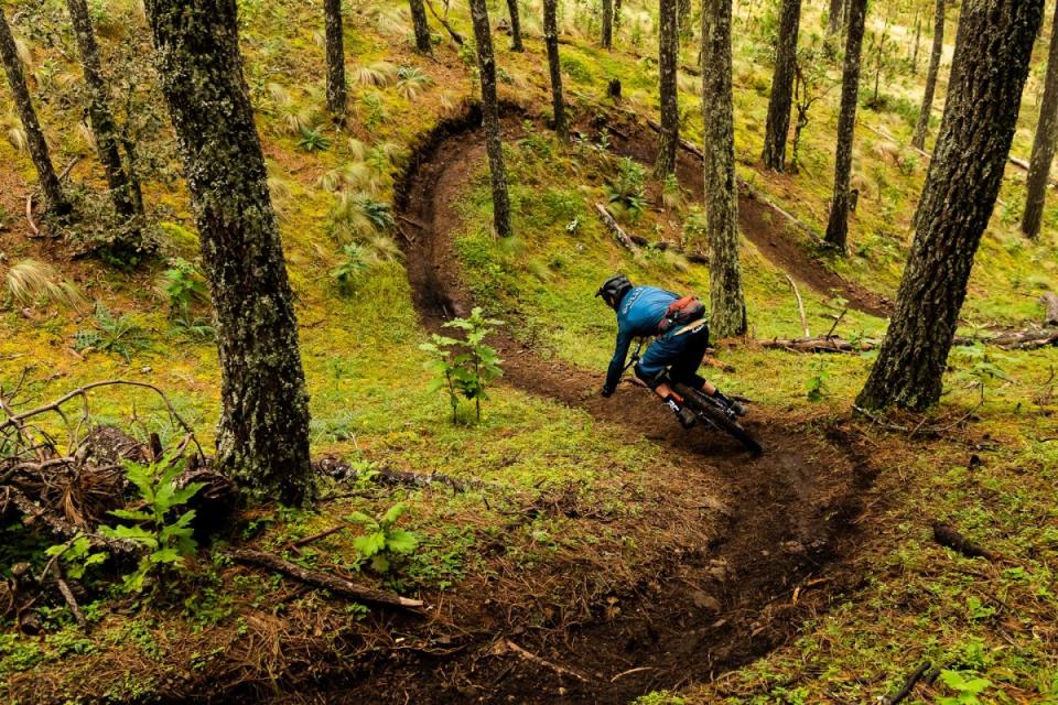 <p>Photo: Bruno Long</p><p> At times, Gully would compare the riding in Oaxaca to snowboarding back home in B.C. By the looks of the terrain and trail design, he wasn’t far off.</p>