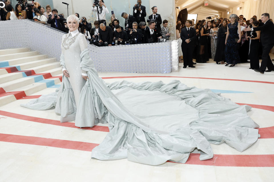 NEW YORK, NEW YORK - MAY 01: Glenn Close attends The 2023 Met Gala Celebrating 