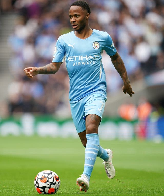 Manchester City’s Raheem Sterling