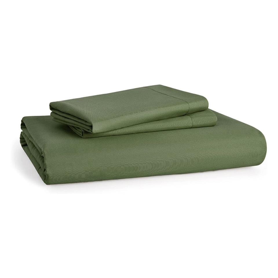 BEDSURE Olive Green Duvet Covers Queen Size