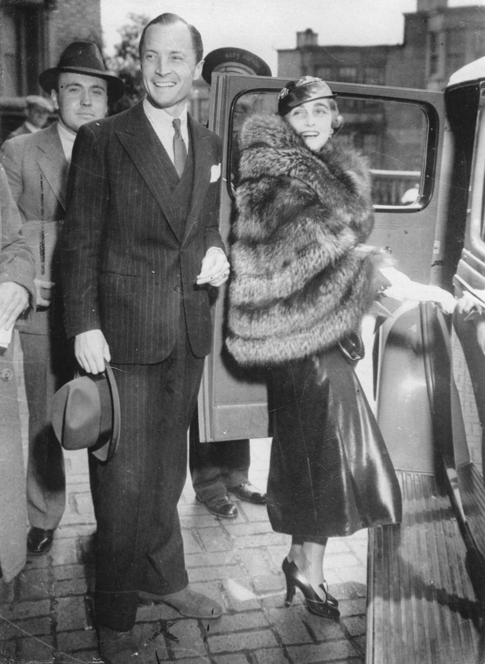 The department store heiress Barbara Hutton and her husband Kurt of Haugwitz-Hardenberg-Reventlow. Wedding in the United States. 1935. Photograph. (Photo by Austrian Archives/Imagno/Getty Images)