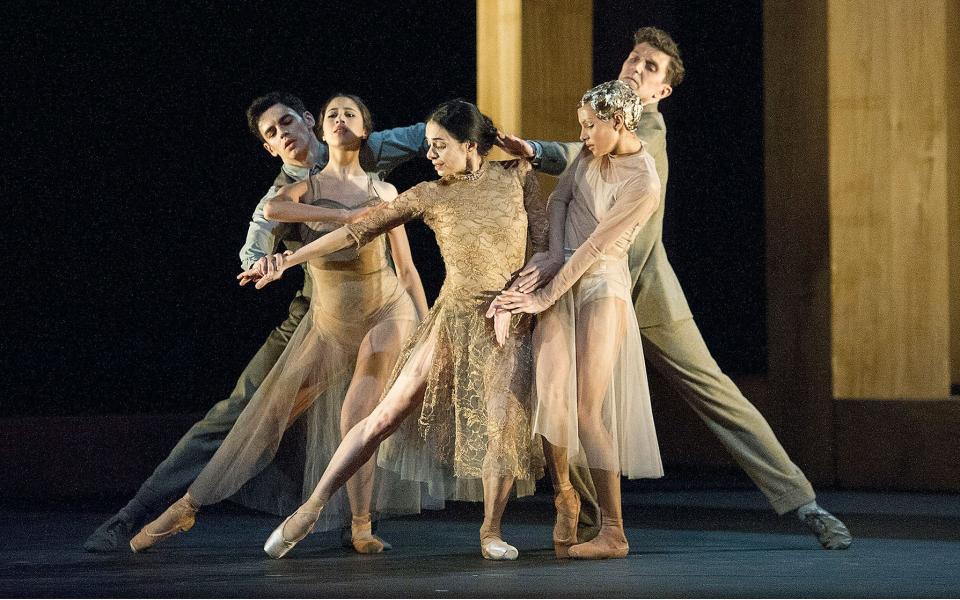 Ferri (centre) in Wayne McGregor’s Woolf Works, at the Royal Opera House in 2015 - Credit: Getty/Moviepix