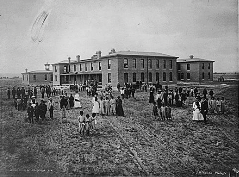 Albuquerque Indian School in 1885 / Credit: National Archives