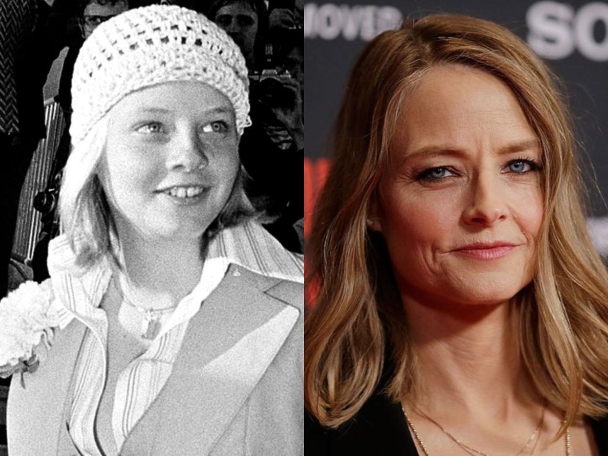 jodie foster then and now
