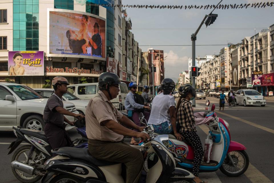 <p>No. 8 (tie): Myanmar<br>Projected GDP growth: 6.9 per cent<br>(Getty Images) </p>