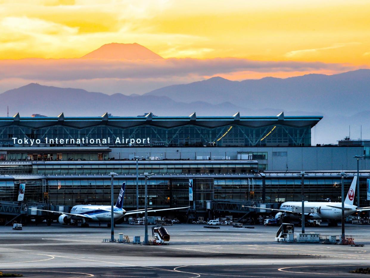 Tokyo International Airport.