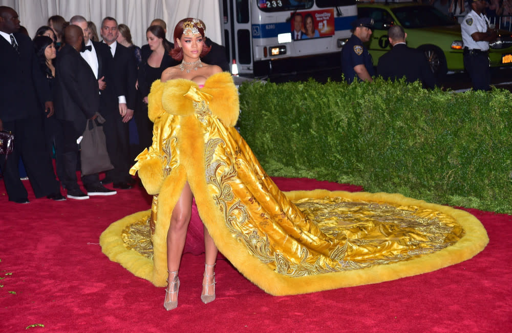 Rihanna at the 2015 Met Gala credit:Bang Showbiz