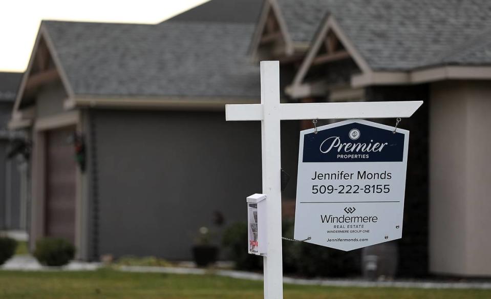 Home for sale off West 23rd Court in the South Cliffe housing development in Kennewick.