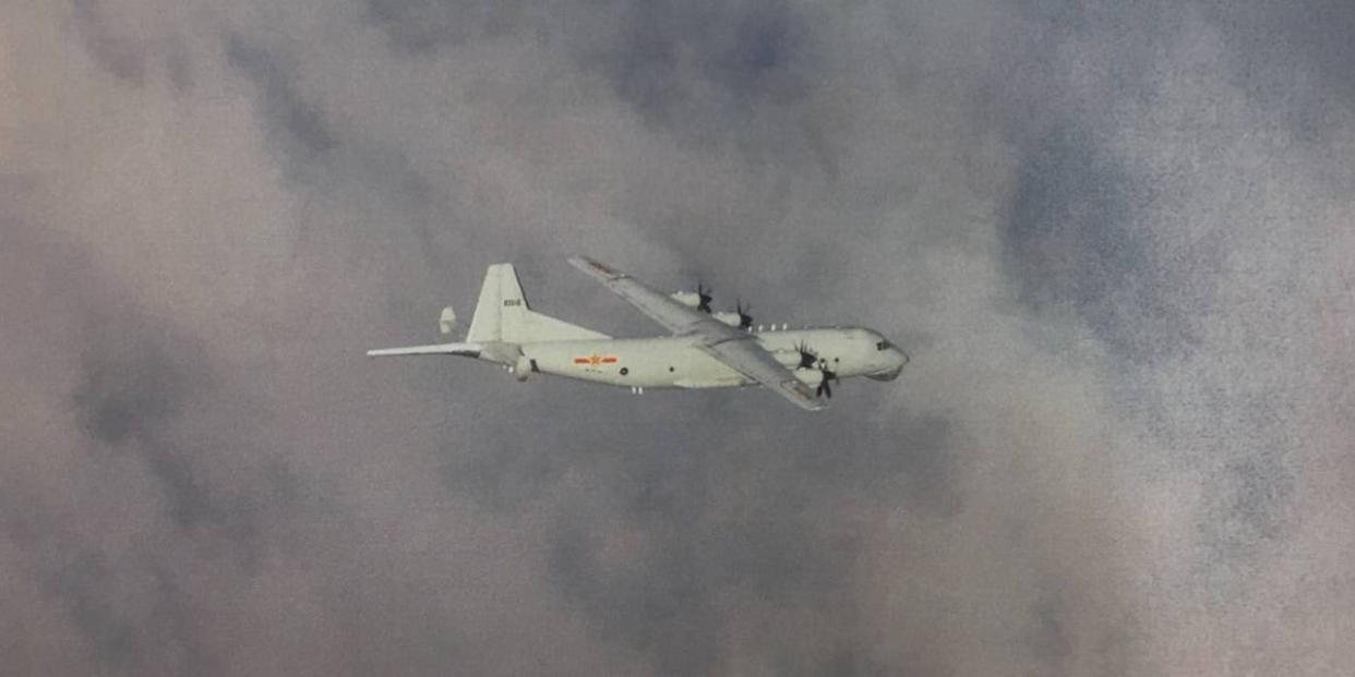 China Y-8 anti-submarine warfare aircraft