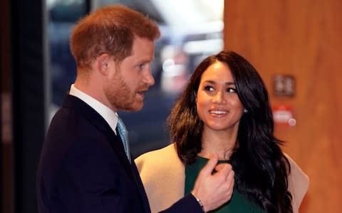 Prince Harry and Meghan at the WellChild Awards - Credit: Rex