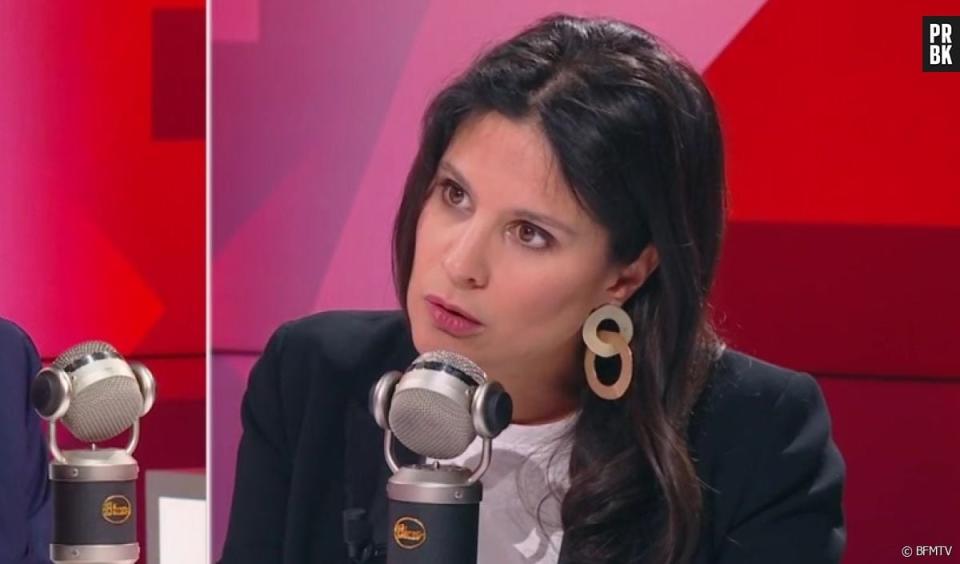 Apolline de Malherbe se fait recadrer par Geoffrey Roux de Bézieux le vendredi 31 mars 2023 sur BFMTV - BFMTV