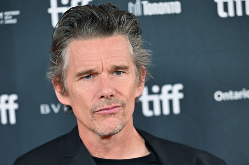 Ethan Hawke attends the Toronto International Film Festival premiere of "Wildcat" on Monday. Photo by Chris Chew/UPI