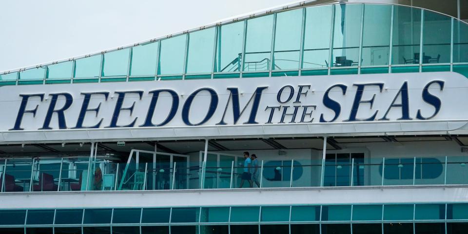 The Freedom of the Seas cruise ship