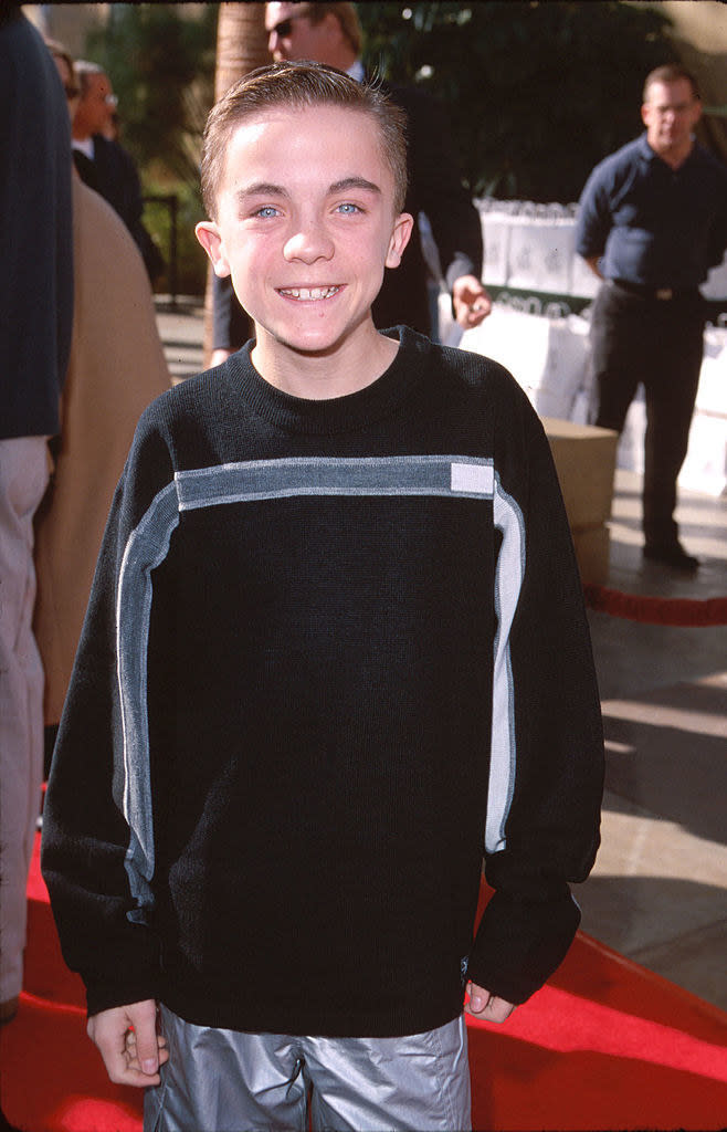 frankie at the my dog skip premiere