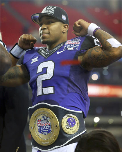 TCU and Trevone Boykin looked strong enough against Ole Miss to merit a spot in the CFP semifinals. (AP)