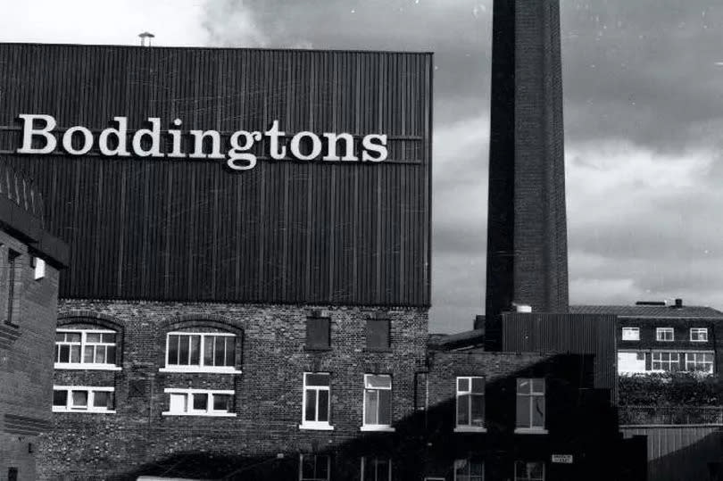Boddingtons brewery in Strangeways, 1986
