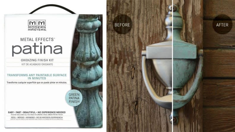 Create an aged patina finish on just about any item.