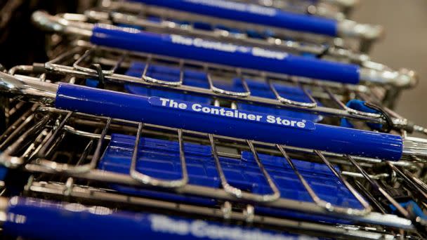 PHOTO: Container Store shopping carts are seen in New York on Nov. 4, 2013. (Jin Lee/Bloomberg via Getty Images, FILE)