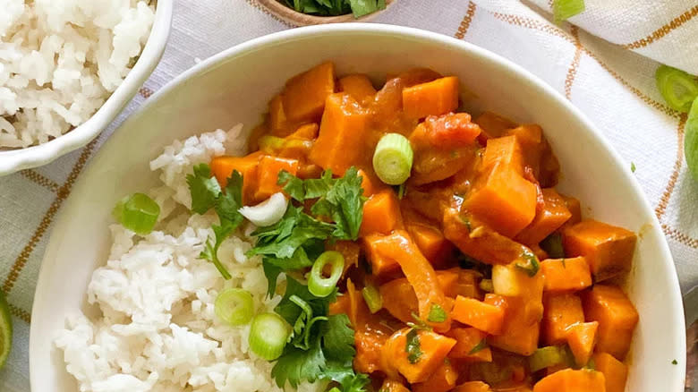 One Pot Sweet Potato Curry