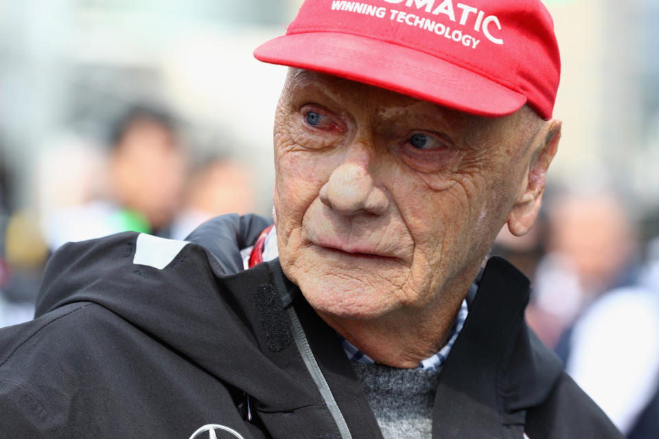 Niki Lauda died aged 70 earlier this year. (Credit: Getty Images)