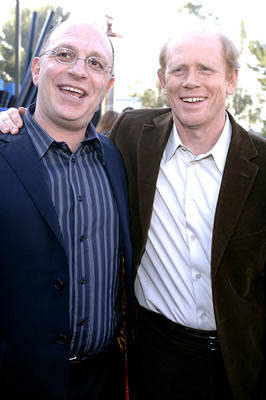 Akiva Goldsman and Ron Howard at the LA premiere of Universal's Cinderella Man