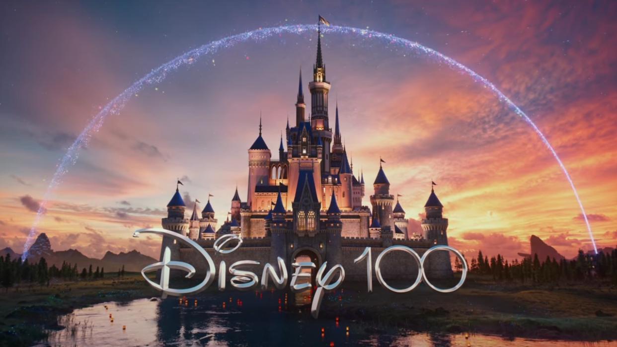  Disney 100th anniversary logo 