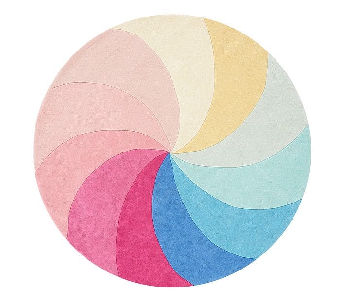 Pottery Barn Kids Kaleidoscope Round Rug