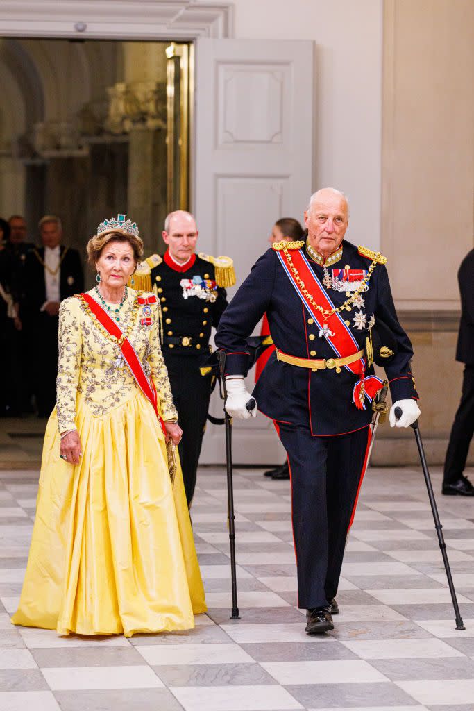 queen margrethe ii of denmark celebrates 50 years anniversary of accession to the throne